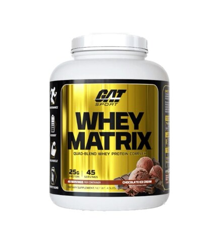 Whey Matrix GAT 4.5lb (45serv) sabor vainilla ice cream 