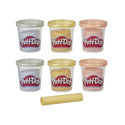 Plastilina Divertidos Brillos MEtalicos Play Doh E9433 Hasbro