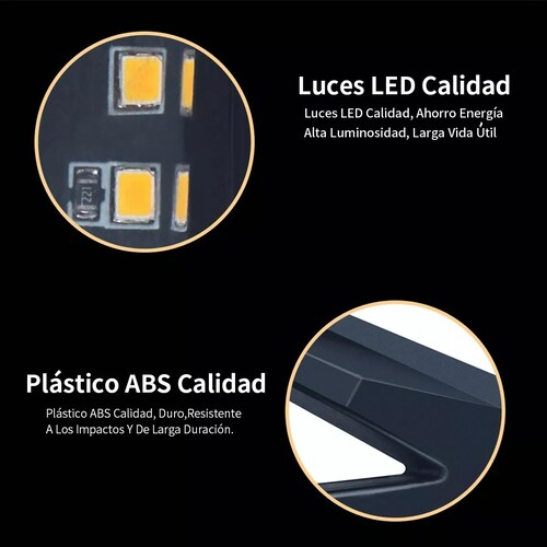 Set 2 Direccionales Focos Faros Led Motocicleta Luces Señal Giro Ambar/Azul