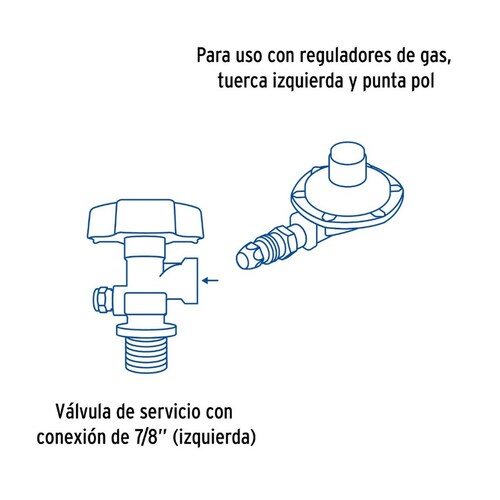 Tanque de Gas 9 kg Portátil mas Soplete con manguera para gas, 200 PSI, Truper KIT 