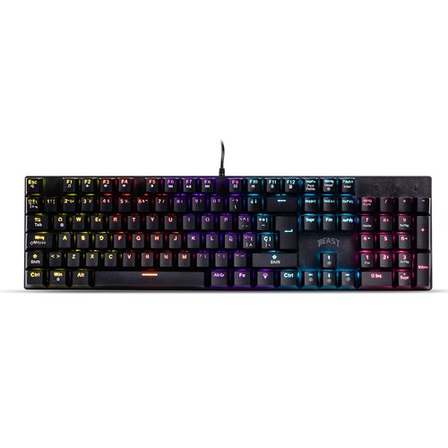 Teclado Gamer Para Compuradora con Luz Beast Abysmal Armour Stf