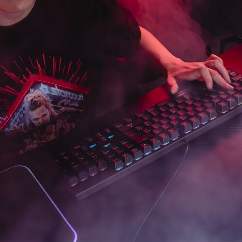 Teclado Gamer Para Compuradora con Luz Beast Abysmal Armour Stf