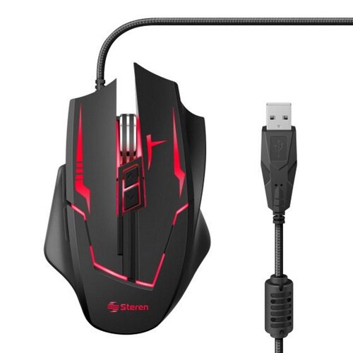 Mouse Gamer Cable USB 1200 / 2400 / 3200 DPI Steren