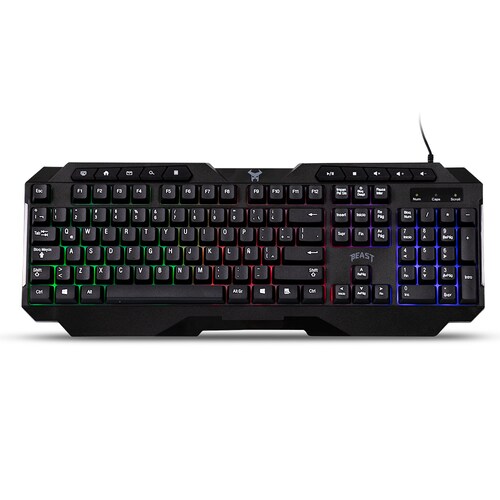 Kit Teclado y Mouse Gamer  Para Computadora Beast Abysmal Stf 
