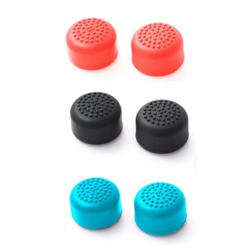 Grips Gomitas Texturizadas 6 Piezas Compatible Nintendo Switch