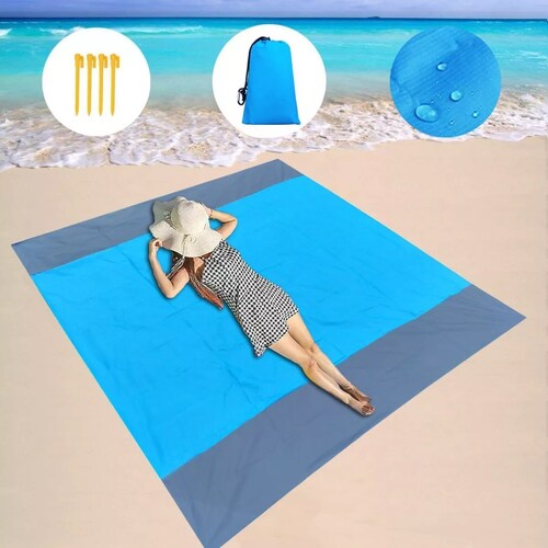 Manta Para Playa Impermeable Colchonetas Campo Picnic Petate