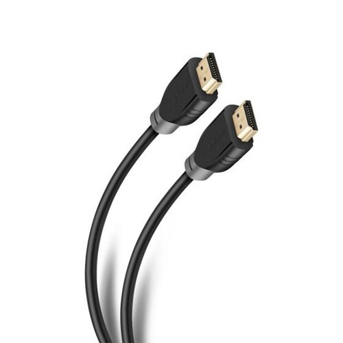 Cable HDMI Negro Versión 2.0 4K 60Hz Alta Velocidad Steren 