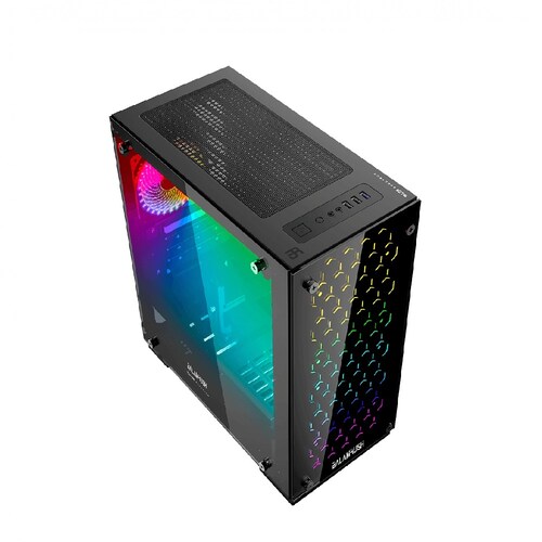 Gabinete Balam Rush Talos con Ventana RGB, Midi-Tower, Micro ATX/Mini-ITX, 