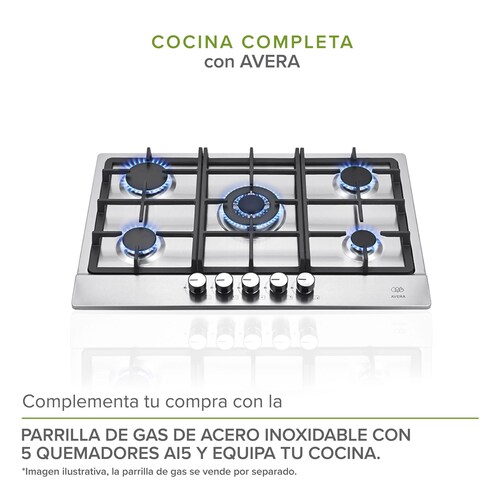 AVERA Campana Extractora De Pared 80 CM Touchless CEV80T 