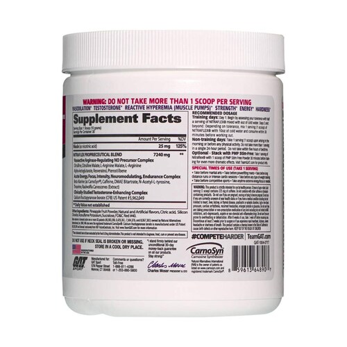 Pre-Entreno Gat Sport Nitraflex 300g 30 Serv. - Manzana Verde