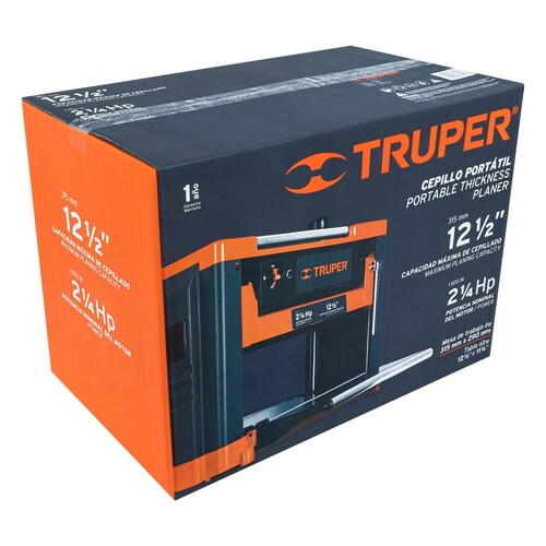 Cepillo portatil 12 1/2' de 2 1/4 HP (1600 W) Industrial, Truper 16240