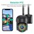 Cámara De Seguridad Exterior Wifi Hd 1080p Con Alarma Ip