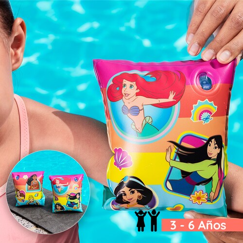 Flotis Salvavidas Inflables Bestway 23 Cm Para Niña Princesas Multicolor