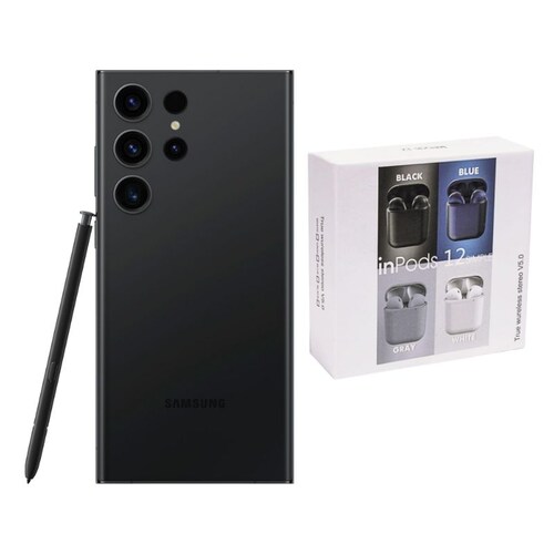 Galaxy S23 Ultra 512GB Negro Snapdragon Desbloqueado + Audífonos Genéricos
