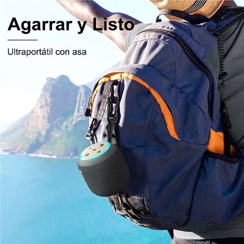 Bocina Tronsmart T7 Mini Ipx7 De 15w Con Bluetooth 5.3 Y Luz