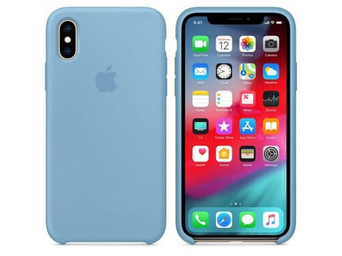 Funda de Silicon iPhone XS - Azul Violeta