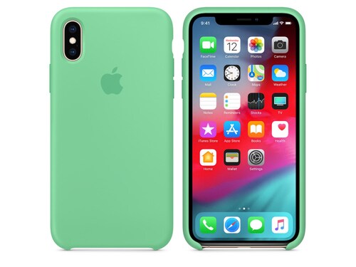 Funda de Silicon iPhone XS - Hierbabuena