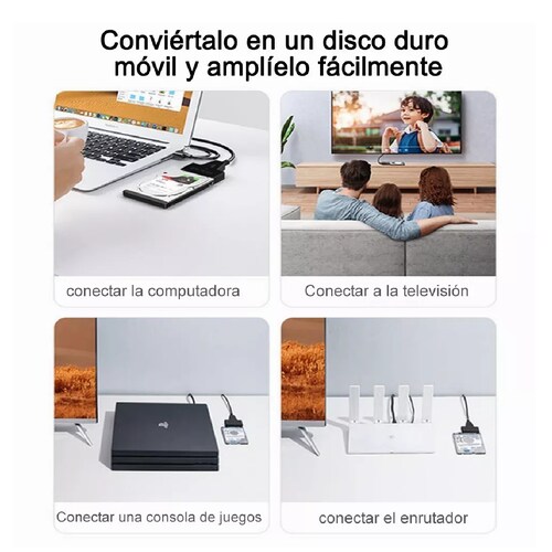 Cable Adaptador Usb 3.0 A Sata 2.5 Para Discos Duros