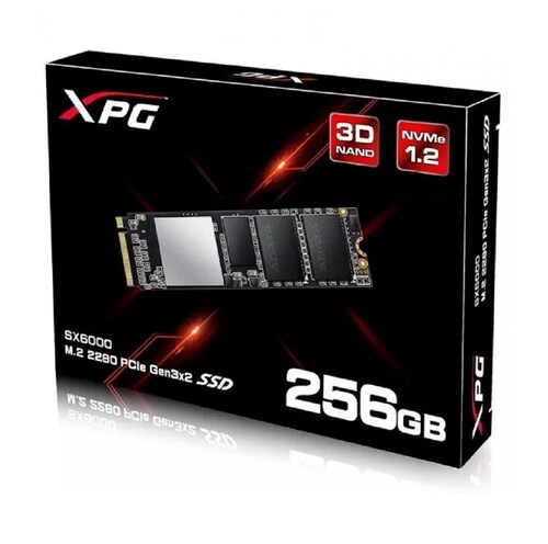 Unidad de estado solido interno 256gb adata xpg asx6000 pro m.2 2280 pcie lect. 2100 pc laptop