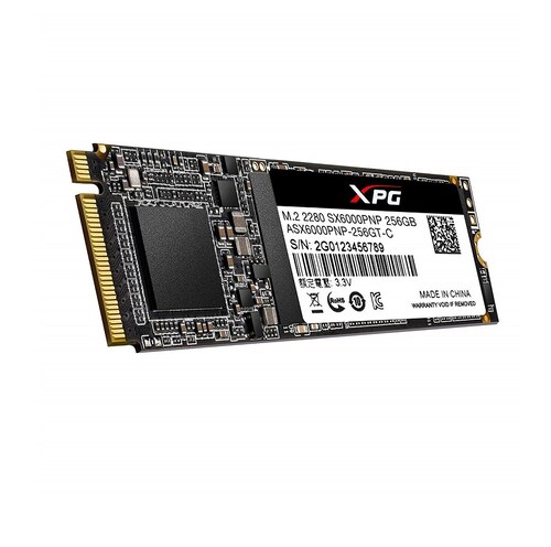 Unidad de estado solido interno 256gb adata xpg asx6000 pro m.2 2280 pcie lect. 2100 pc laptop