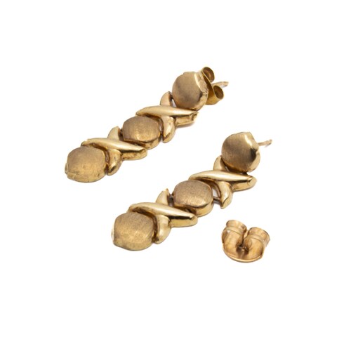 Juego Italiano Paloma Picasso 3 Oros en Oro 14 Kilates. Oro Fino Joyería.