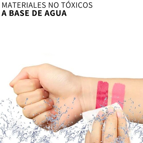 Kit De Maquillaje Niñas Kawaii Juguete Lavable No Toxico