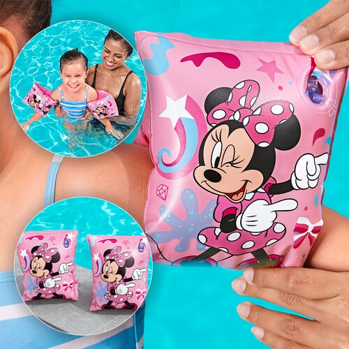 Flotadores Inflables Para Niña Bestway Minnie Mouse 6 Pzas