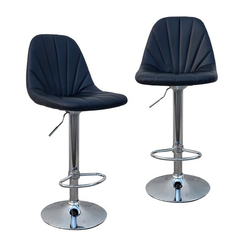 2 Bancos para barra de cocina bar altura ajustable giratorio Punto y Compra 310S2.