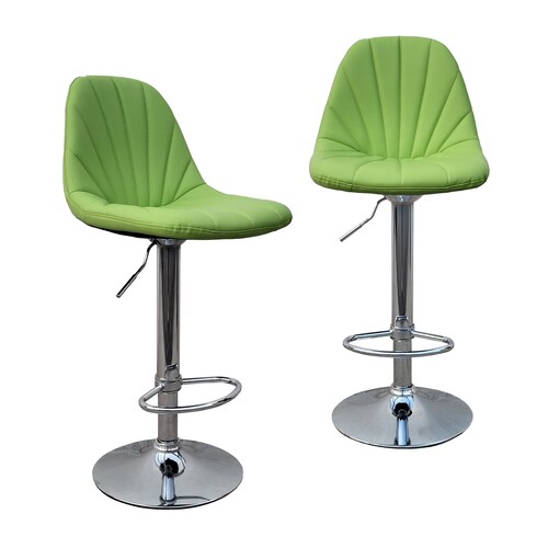 2 Bancos para barra de cocina bar altura ajustable giratorio Punto y Compra 310S2.