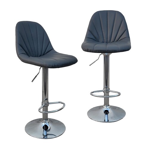 2 Bancos para barra de cocina bar altura ajustable giratorio Punto y Compra 310S2.