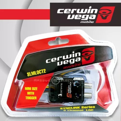 Convertidor Alta Baja 2 Canales Cerwin Vega Slmloct2 Trigger