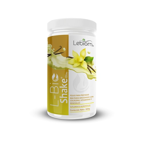 Malteada de Vainilla, proteina,control de peso 500g Shack Lebiom