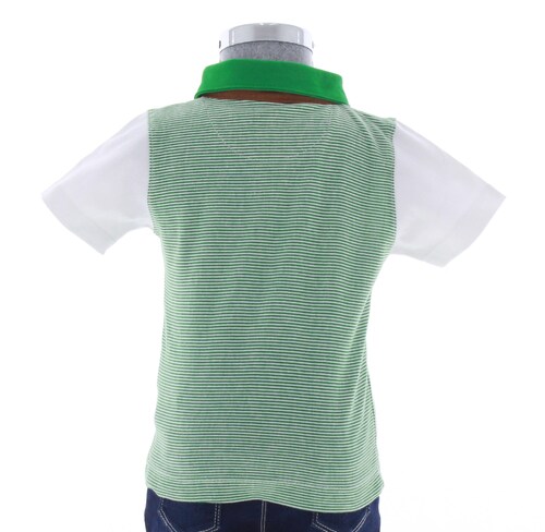 Playera Niño Verde Polo Bebe 3308 1 a 5 Años.