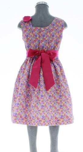 Vestido Niña Morado Floreado 2 a 10 años 3322.