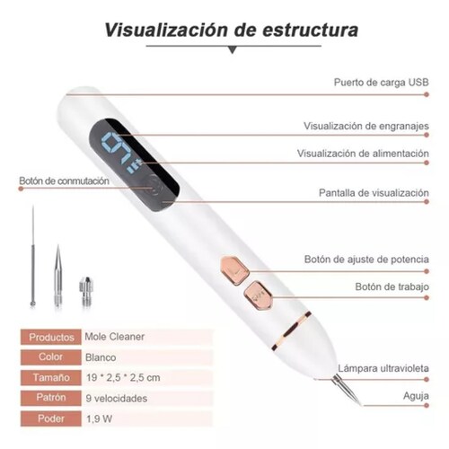 Herramienta Para Quitar Verrugas Ciicii Pluma Cauterizador por CIICII