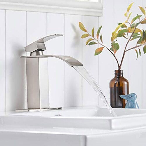Llave Monomando Duck Lavabo Acero Inox EJEX