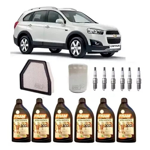Kit Afinacion Chevrolet Captiva V6 3.6 Aceite 5w30 Sintetico