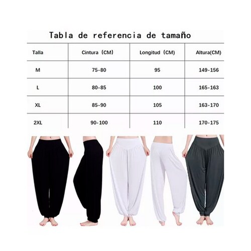 Pants Mujer Yoga Modal Pans Deportivo Baile Pilates Suelto