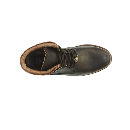 Botas De Piel Hombre Liberty Soul Café Ligeras 819
