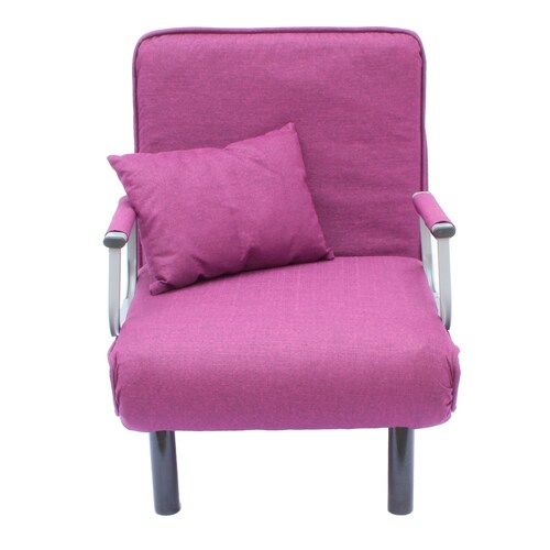 Sofá Cama Multifuncional 90º de Inclinación Plegable Doruk Morado.