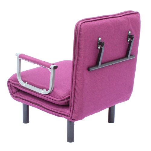 Sofá Cama Multifuncional 90º de Inclinación Plegable Doruk Morado.