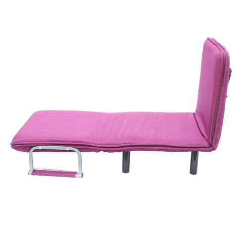 Sofá Cama Multifuncional 90º de Inclinación Plegable Doruk Morado.