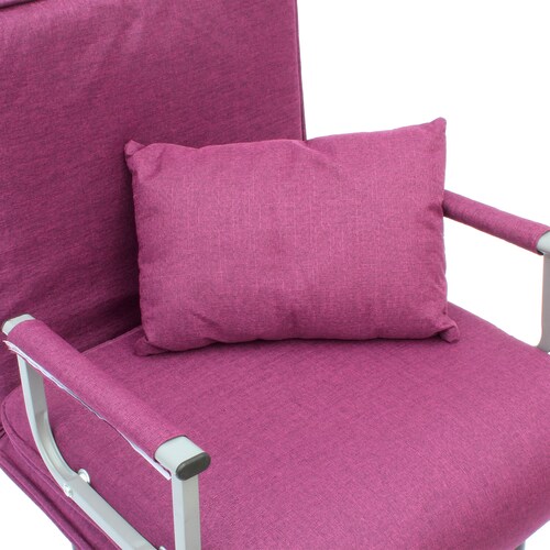 Sofá Cama Multifuncional 90º de Inclinación Plegable Doruk Morado.