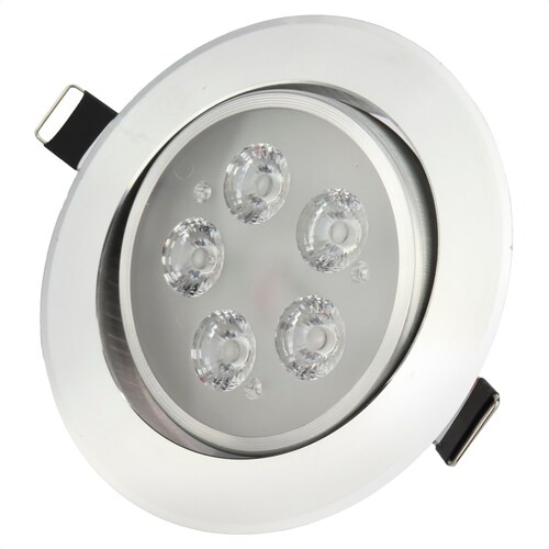Lampara Foco Led Empotrable Plafón Ajustable Luz Blanca 5w