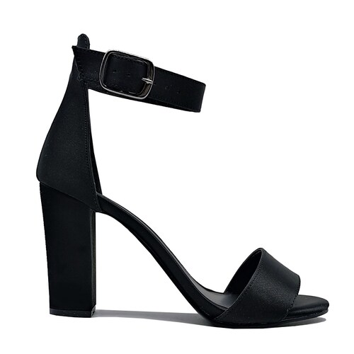 Tacones EVAG 1020 Negros Mujer Fiesta Formales Moda Primavera Verano Zapatillas