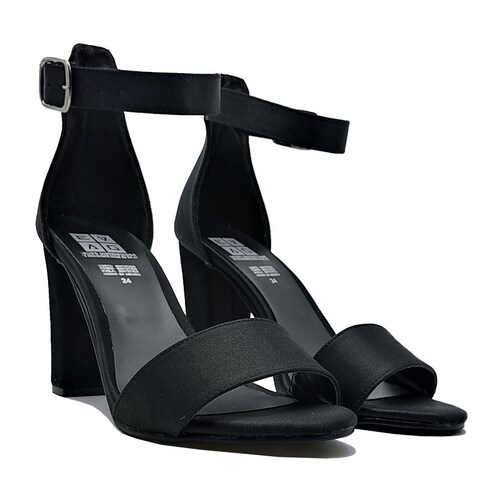Tacones EVAG 1020 Negros Mujer Fiesta Formales Moda Primavera Verano Zapatillas