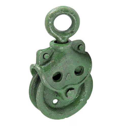 Garrucha Para Noria Sencilla Fija Galvanizada
