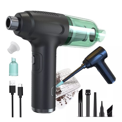 Kit Limpieza Pc Inalámbrico Plumero Aire Soplador Usb