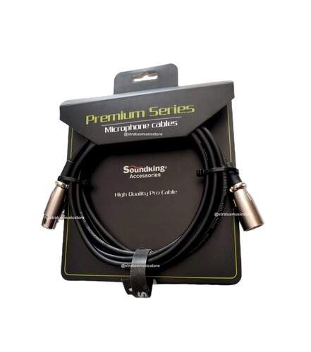 Cable Para Micrófono Soundking BB106-3M De 3 Metros 