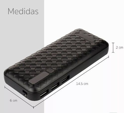 Power Bank Bateria Portatil Pila Cable Usb 22000 Mah